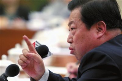 環(huán)保部部長周生賢講話。 本報記者王海欣攝