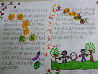 小學一年級安全知識手抄報大全