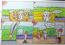 繪畫作品：一個煙頭惹的禍