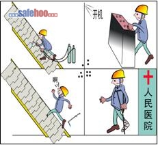操作工粗心大意，左腳被鏈板卷進(jìn)