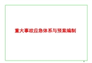 重大事故應(yīng)急體系與預(yù)案編制