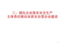 強化企業(yè)落實安全生產(chǎn)主體責(zé)任推動本質(zhì)安全型企業(yè)建設(shè)