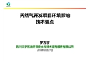 天然氣開發(fā)環(huán)境影響評價(jià)評價(jià)技術(shù)要點(diǎn)