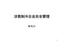 涉氨制冷企業(yè)安全