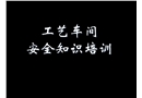 工藝車間級安全培訓(xùn)課件