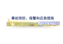 事故預(yù)防、報(bào)警和應(yīng)急措施