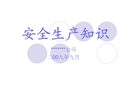 某公司安全生產(chǎn)知識(shí)