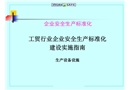 工貿(mào)行業(yè)企業(yè)安全生產(chǎn)標(biāo)準(zhǔn)化建設(shè)實(shí)施指南課件