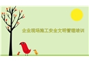 企業(yè)現(xiàn)場(chǎng)施工安全管理培訓(xùn)