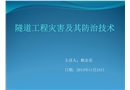 隧道工程災(zāi)害及其防治技術(shù)