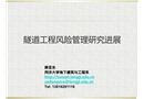 隧道風(fēng)險(xiǎn)管理進(jìn)展