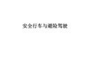 安全行車與避險(xiǎn)駕駛