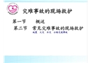 災(zāi)難事故現(xiàn)場救護(hù)急救護(hù)理課件