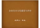 企業(yè)安全文化建設(shè)與評價(jià)