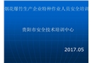 煙花爆竹生產(chǎn)企業(yè)主要負(fù)責(zé)人及安全管理人員安全培訓(xùn)