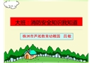 消防安全知識(shí)我知道-幼兒園課件
