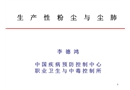生產(chǎn)性粉塵與塵肺知識(shí)幻燈片