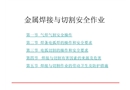 金屬焊接與切割安全作業(yè)
