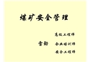 煤礦企業(yè)安全管理