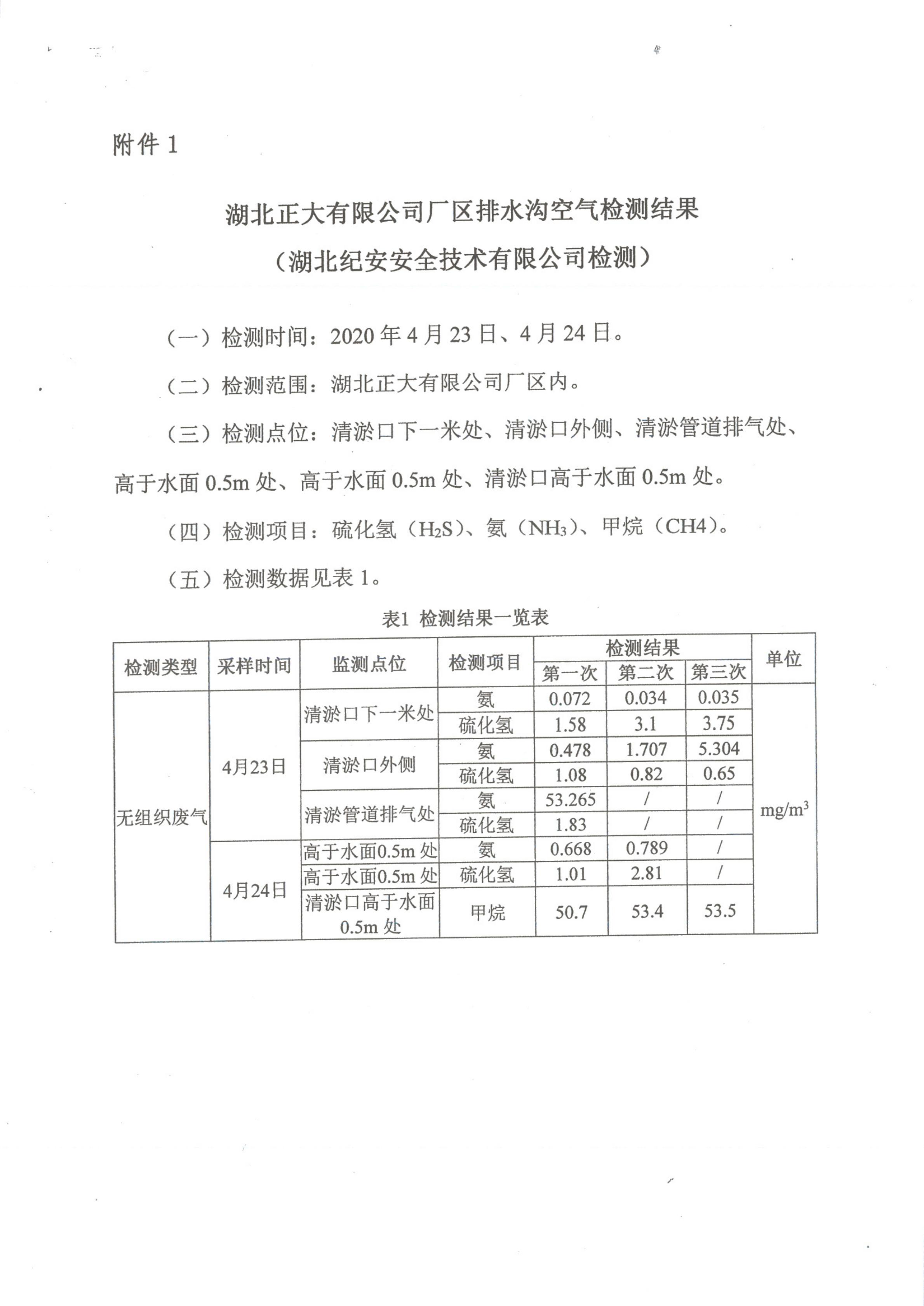 隨州高新區(qū)湖北正大有限公司“4.23”較大中毒生產安全事故調查報告