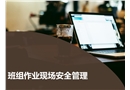 班組作業(yè)現(xiàn)場(chǎng)安全管理