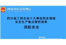消防安全-工貿(mào)企業(yè)十大事故高發(fā)領(lǐng)域安全生產(chǎn)重點管控清單