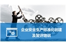 企業(yè)安全標(biāo)準(zhǔn)化創(chuàng)建及復(fù)評培訓(xùn)