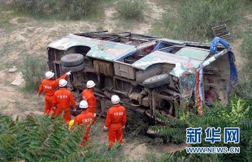 寧夏海原致11死31傷車禍系嚴重超員所致(組圖)