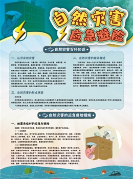 自然災(zāi)害應(yīng)急避險(xiǎn)